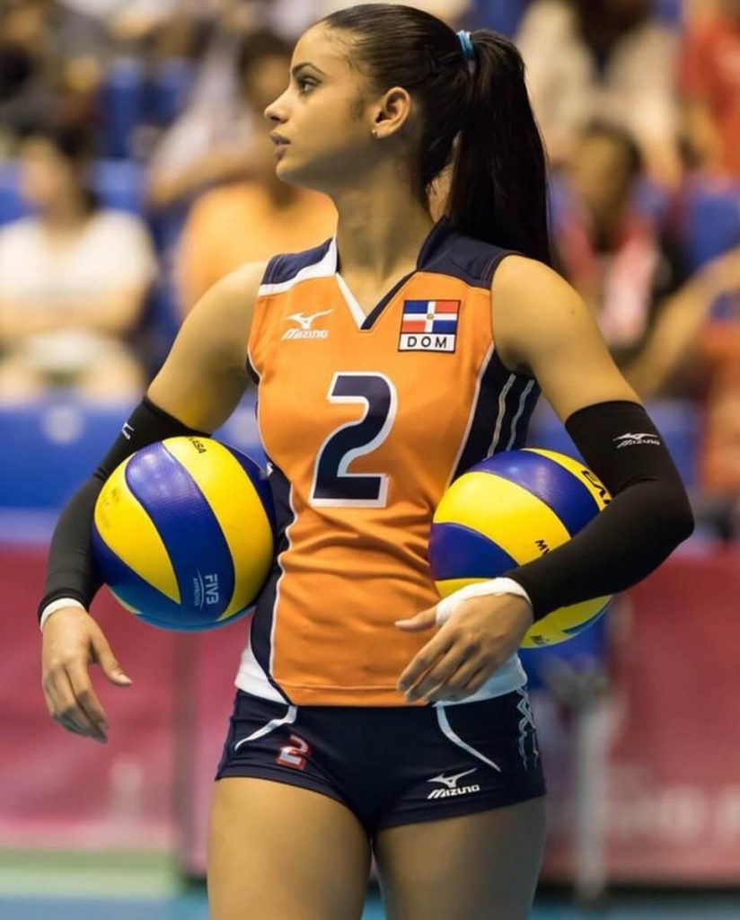 Sexy dominican volleyball player