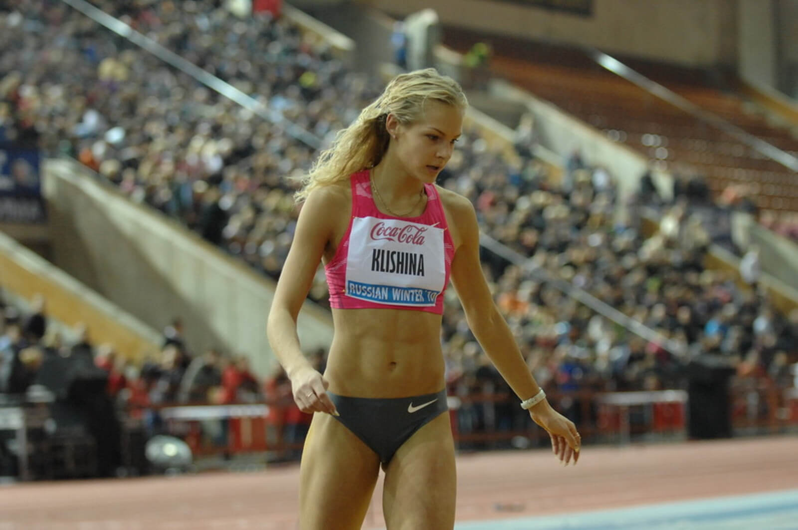 Russia's only track and Darya Klishina Long Jump High The World's...